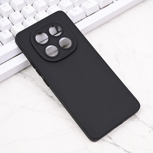 Torbica Silikon Pro Camera za Xiaomi Redmi Note 14 Pro Plus crna