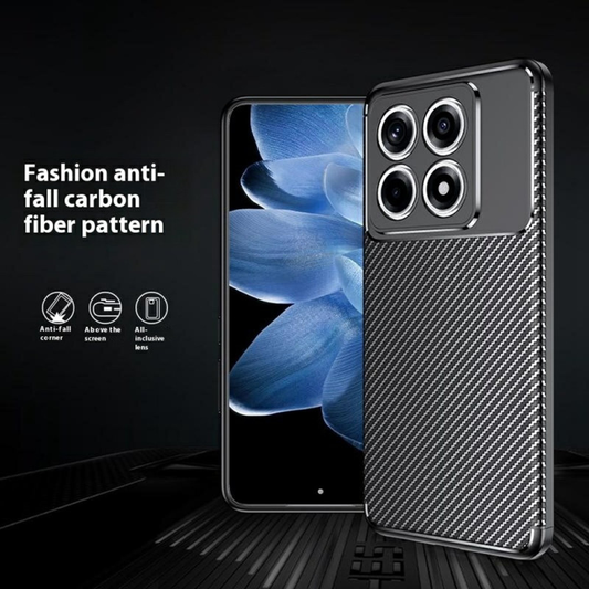 Torbica Defender Carbon za Xiaomi 14T Pro crna