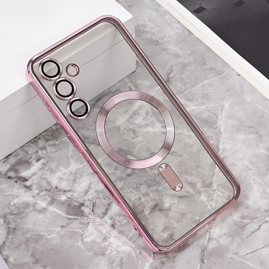 Torbica Magsafe Lux za Samsung A556B Galaxy A55 5G roze