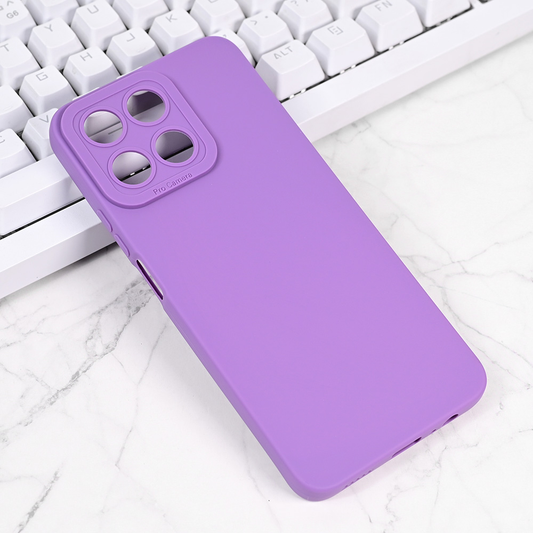 Torbica Silikon Pro Camera za Honor 200 Smart/Honor X7c ljubicasta