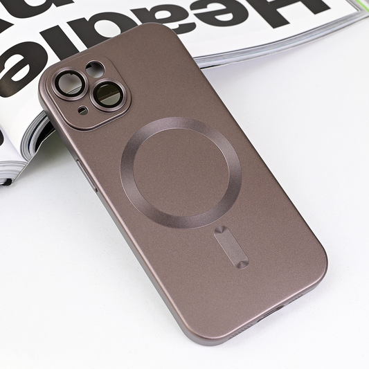Torbica Magsafe Chrome za iPhone 15 6.1 siva