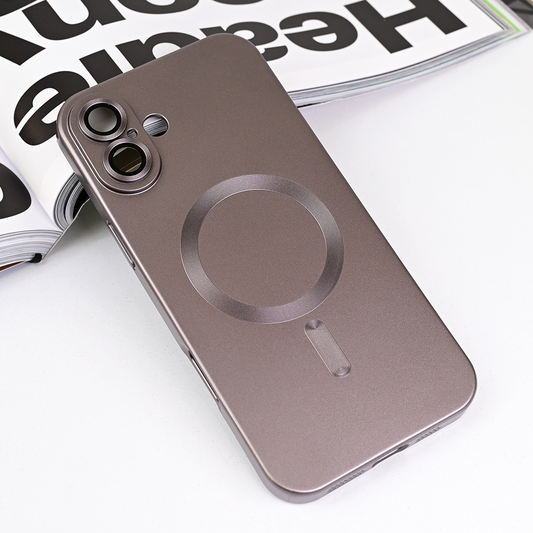 Torbica Magsafe Chrome za iPhone 16 Plus 6.7 siva