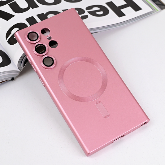 Torbica Magsafe Chrome za Samsung S928B Galaxy S24 Ultra roze