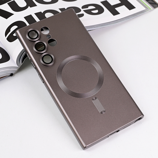 Torbica Magsafe Chrome za Samsung S928B Galaxy S24 Ultra siva