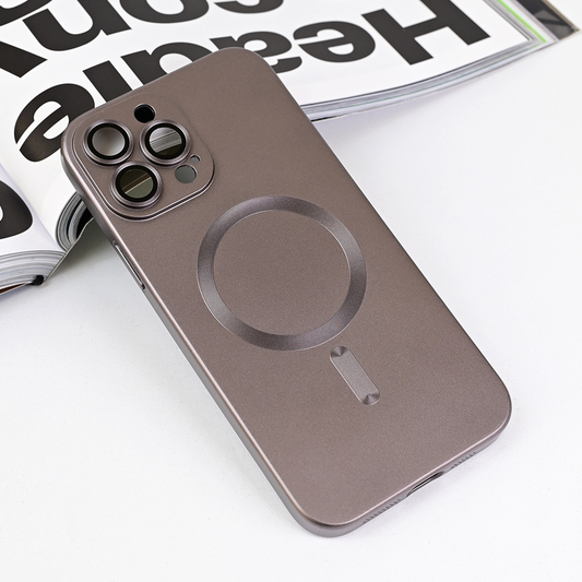 Torbica Magsafe Chrome za iPhone 13 Pro Max 6.7 siva