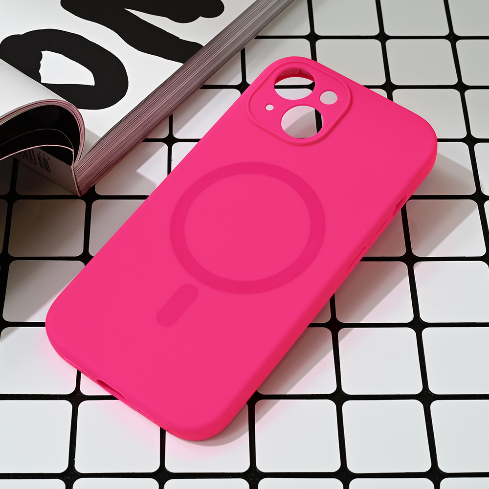Torbica Magsafe Pure color za iPhone 15 6.1 pink