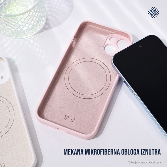 Torbica Magsafe Pure color za iPhone 15 6.1 pink