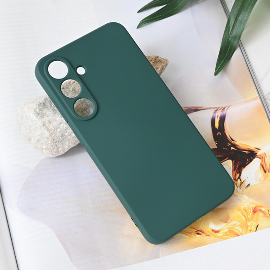 Torbica Teracell Soft Velvet za Samsung S936B Galaxy S25 Plus tamno zelena