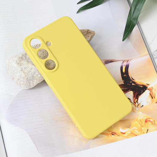 Torbica Teracell Soft Velvet za Samsung S931B Galaxy S25 zuta