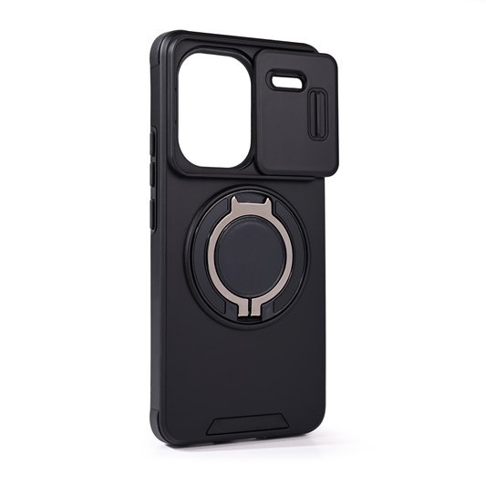 Torbica CamShield Ring stand za Xiaomi Redmi Note 13 Pro Plus (EU) crna