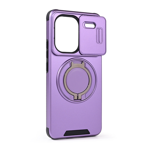Torbica CamShield Ring stand za Xiaomi Redmi Note 13 Pro Plus (EU) ljubicasta