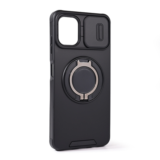 Torbica CamShield Ring stand za Samsung A065F Galaxy A06 crna