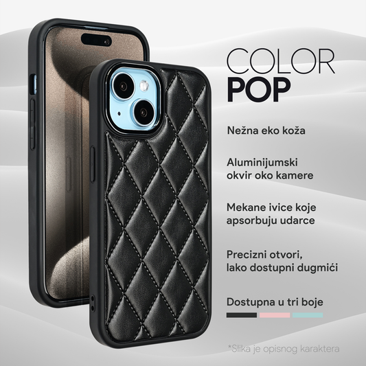 Torbica Color Pop za iPhone 16 Pro 6.3 mint