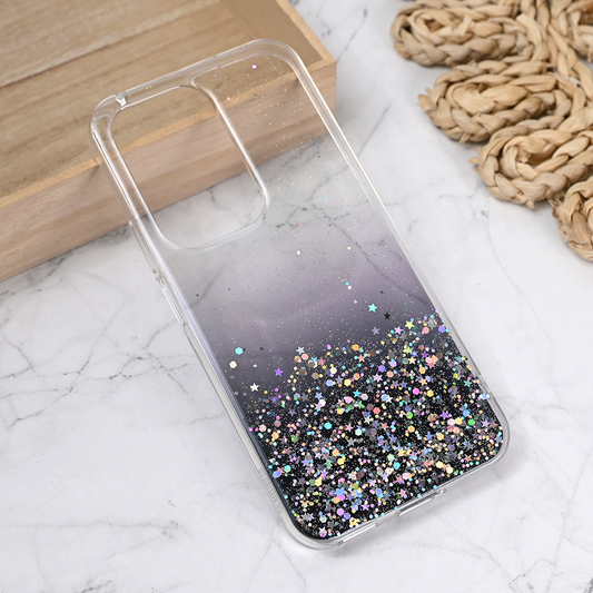 Torbica Silikonska Glitter za Honor 200 Lite crna
