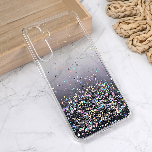 Torbica Silikonska Glitter za Samsung A165B Galaxy A16 5G crna