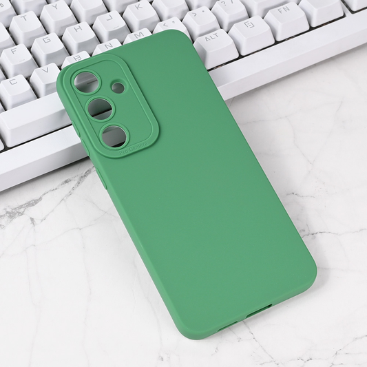 Torbica Silikon Pro Camera za Samsung S936B Galaxy S25 Plus zelena