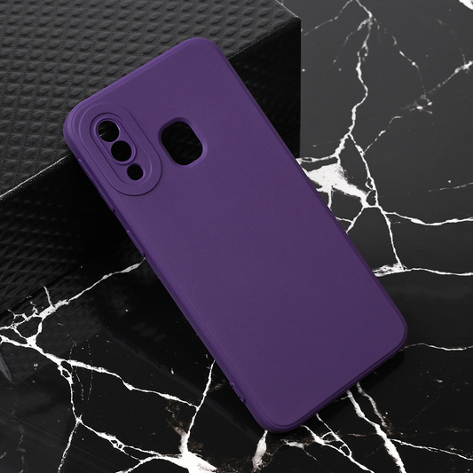 Torbica Teracell Giulietta za Samsung A405F Galaxy A40 mat tamno ljubicasta