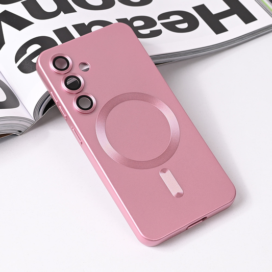 Torbica Magsafe Chrome za Samsung S931B Galaxy S25 roze