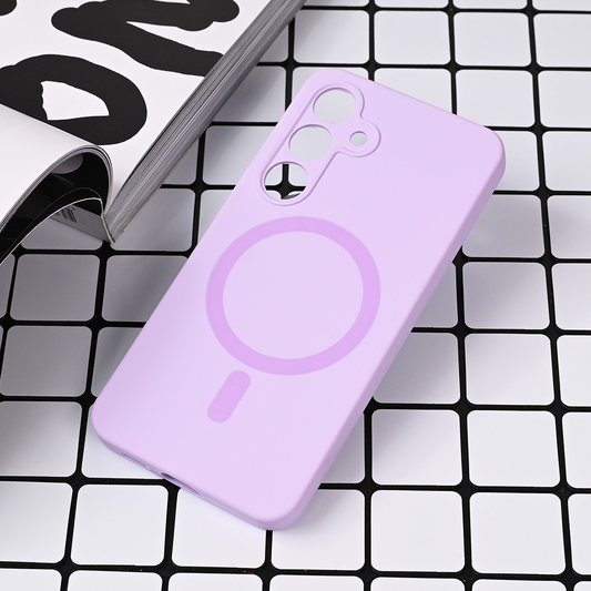 Torbica Magsafe Pure color za Samsung S921B Galaxy S24 lila