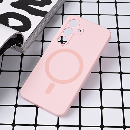 Torbica Magsafe Pure color za Samsung S921B Galaxy S24 roze