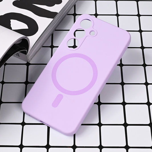 Torbica Magsafe Pure color za Samsung S931B Galaxy S25 lila