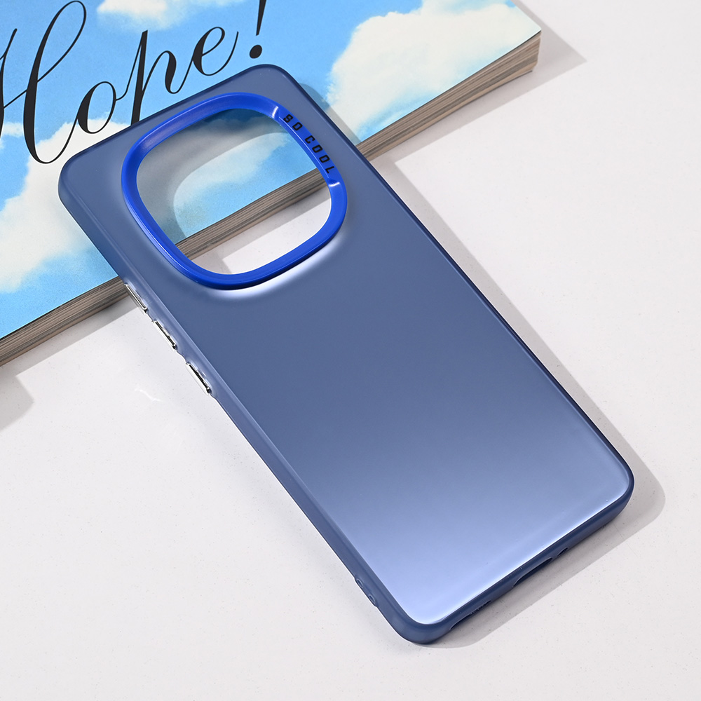 Torbica Clear za Xiaomi Redmi Note 14 Pro Plus plava