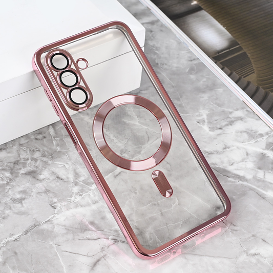 Torbica Magsafe Lux za Samsung A266B Galaxy A26 5G roze