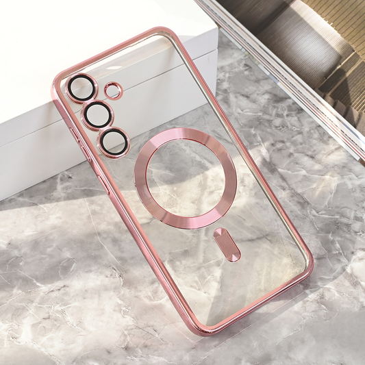 Torbica Magsafe Lux za Samsung S936B Galaxy S25 Plus roze