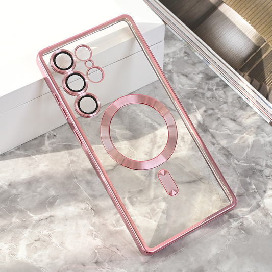 Torbica Magsafe Lux za Samsung S938B Galaxy S25 Ultra roze