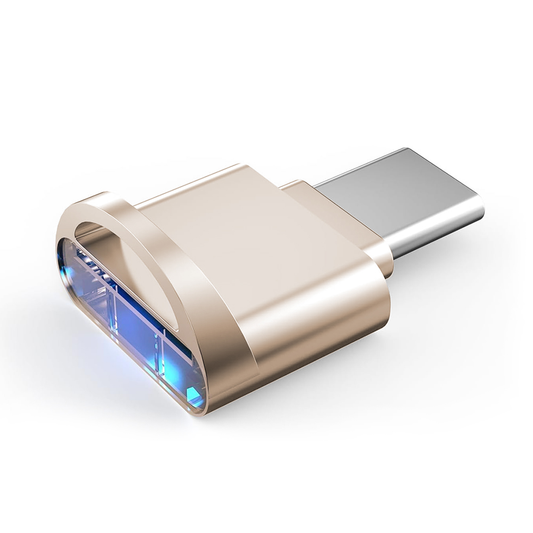 Mini card reader Type C JWD sivi