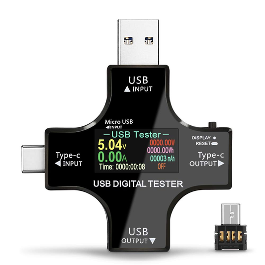 Multifunkcionalni digitalni USB sigurnosni tester JWD 4u1