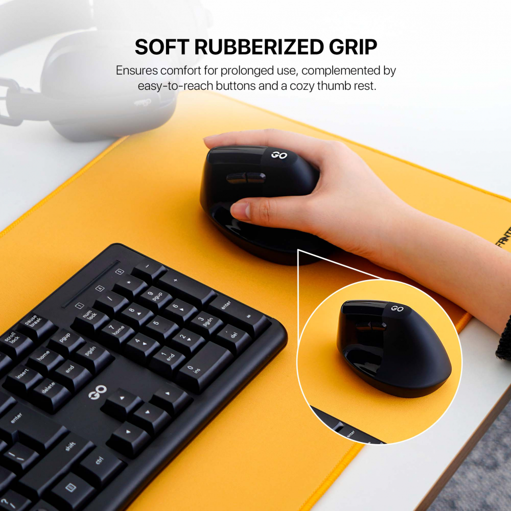 Mis Wireless Fantech W195 GO comfy crni
