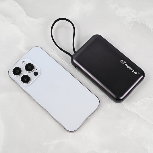 Power bank prenosiva baterija Oxpower PDW12 12000mAh 3u1 magnetic crna