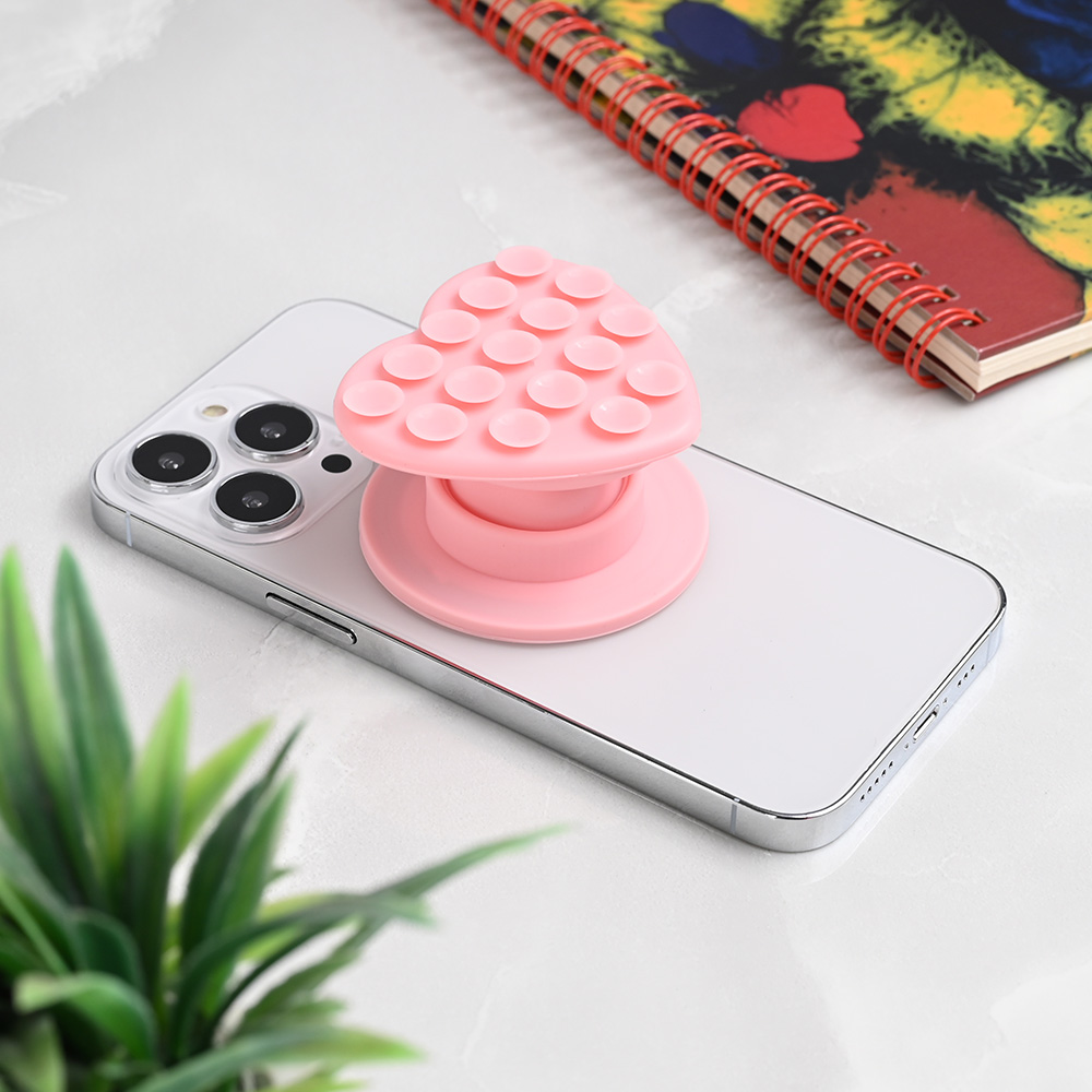 Stiker za mobilni telefon Magnetic Heart roze
