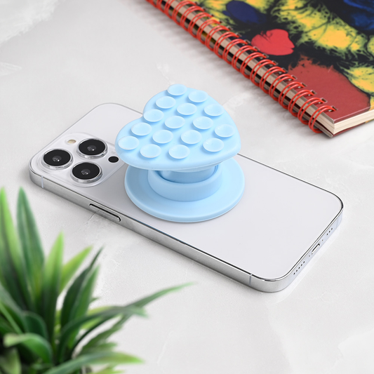 Stiker za mobilni telefon Magnetic Heart svetlo plavi