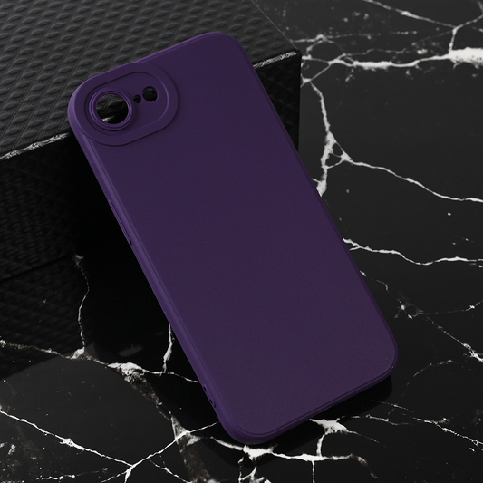 Torbica Teracell Giulietta za iPhone 16e/17e 6.1 mat tamno ljubicasta