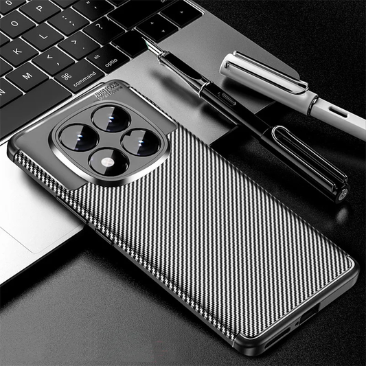 Torbica Defender Carbon za Xiaomi Redmi Note 14 Pro 4G (EU) crna