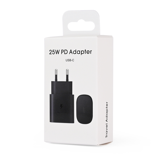 Kucni punjac PD Fast charger 25W za Samsung CE crni
