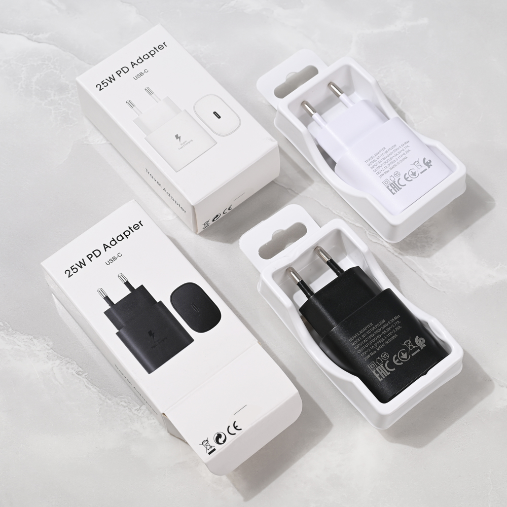 Kucni punjac PD Fast charger 25W za Samsung CE crni