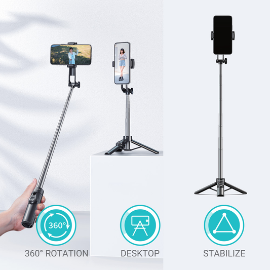 Selfie stick + tripod Pluginn PI-01 crni