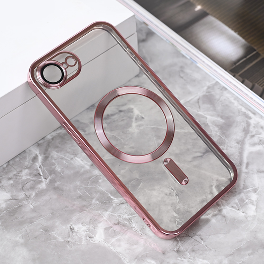 Torbica Magsafe Lux za iPhone 16e/17e roze