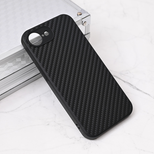 Torbica Carbon fiber za iPhone 16e/17e 6.1 crna