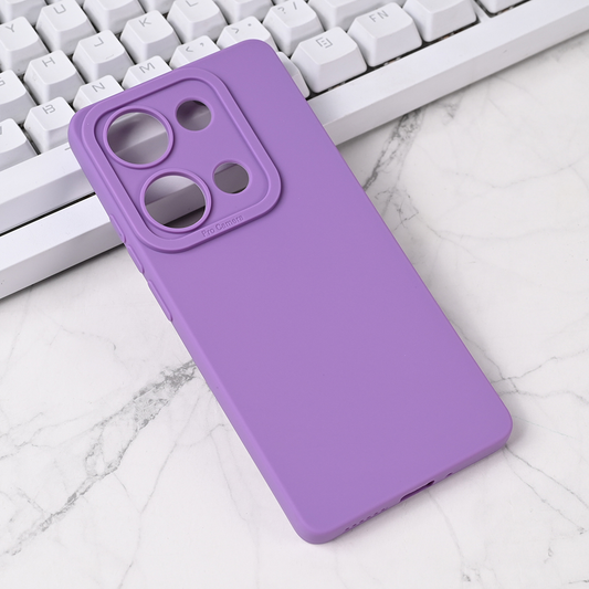 Torbica Silikon Pro Camera za Xiaomi Redmi Note 14s ljubicasta