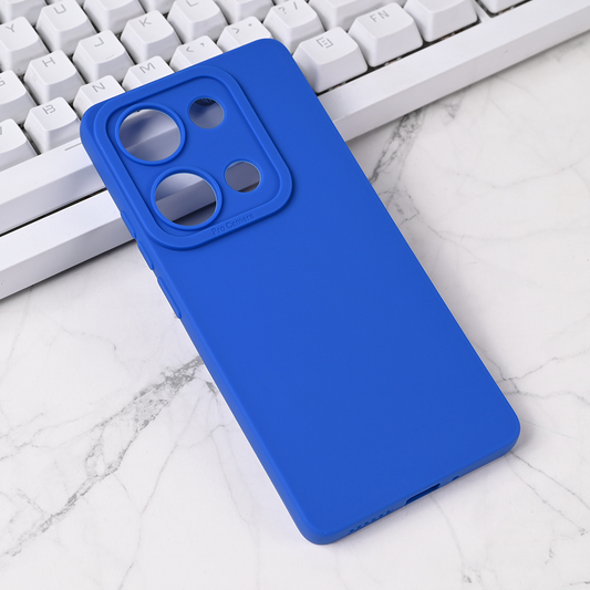 Torbica Silikon Pro Camera za Xiaomi Redmi Note 14s plava