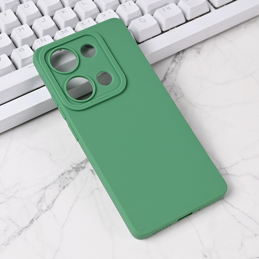 Torbica Silikon Pro Camera za Xiaomi Redmi Note 14s zelena