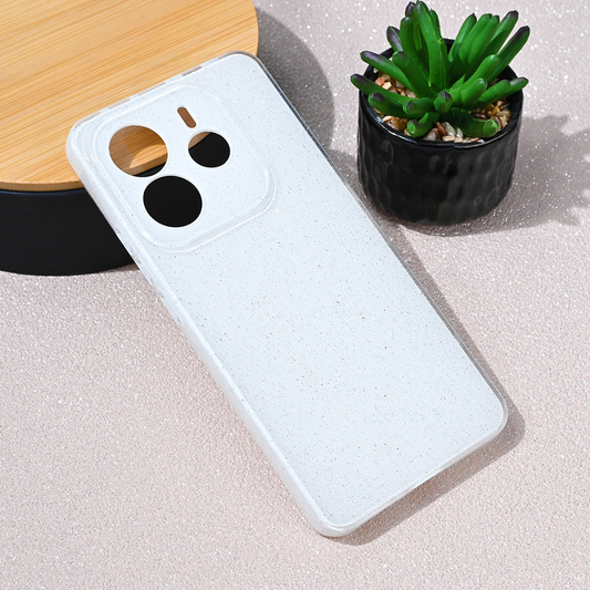 Torbica Sparkle Dust za Xiaomi Redmi Note 14 5G bela