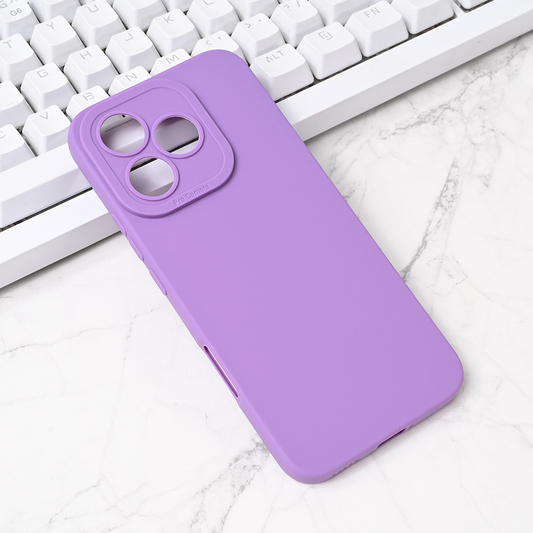 Torbica Silikon Pro Camera za Honor 400 Lite ljubicasta