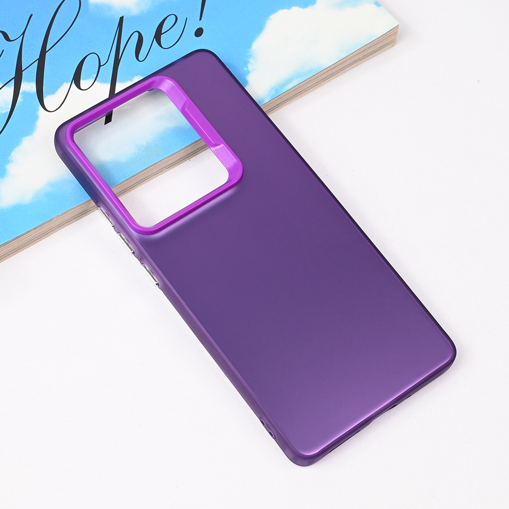 Torbica Clear za Xiaomi Redmi Note 14s ljubicasta