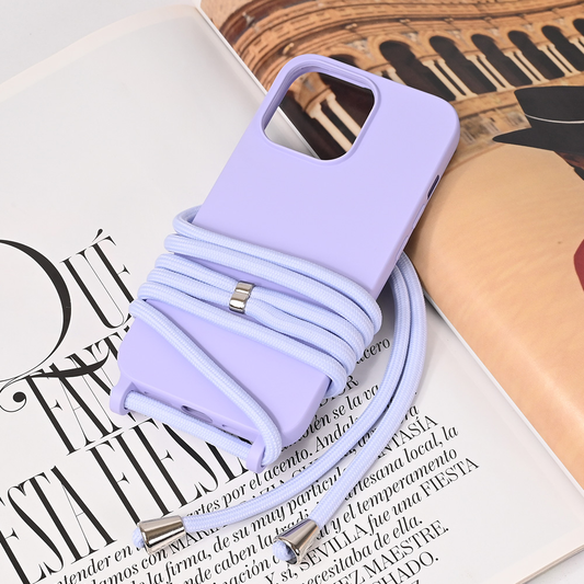 Torbica Crossbody za iPhone 13 Pro 6.1 ljubicasta