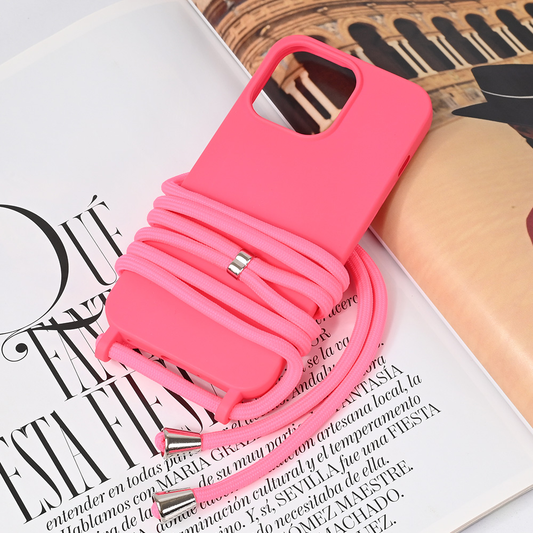 Torbica Crossbody za iPhone 13 Pro 6.1 pink